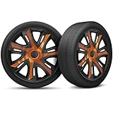 Radkappen 16 Zoll Radzierblenden 4er Set passend für alle Stahlfelgen - Einstellbarer...