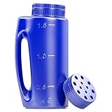 Hand-Samenstreuer, 1,5 kg, effizienter Rasen- und Gartenstreuer, tragbar, präzise, rotierende...