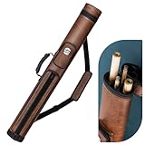 Trymaker Snooker Queuekoffer Billardqueue-Koffer für 2-teiliges Queue aus Kunstleder Snooker...