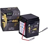 intAct - Bike-Power GEL6-6N4-2A, 6N4-2A, 00411, Motorradbatterie 6V 4 Ah 30 A (EN), Wartungsfreie...