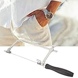 KIMISS Tragbare Bügelsäge in U-Form für DIY-Schmuckherstellung und Haushaltsreparaturen mit 10...