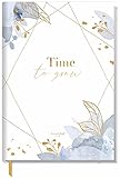 Notizbuch A5 liniert [Time to grow] von Trendstuff by Häfft | 124 Seiten, 62 Blatt | ideal als...