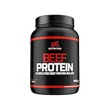 XXL Nutrition - Beef Protein Pulver - Laktosefrei, 92,1% Proteinanteil, Rinder Proteine,...