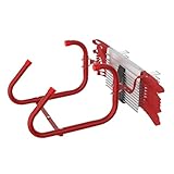 UISEBRT Fluchtleiter Feuerfeste Rettungsleiter, Feuerleiter Sicherheitsleitern Einziehbare...
