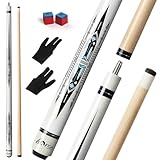 Horse Billiard Pool Cue,13 mm Tips for Billiard Table Sport,147cm Billardqueue inkl. 2 Handschuhen &...