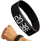 Fitsleeps Alarm 100% Wake-Up Wekker, Fitsleeps Armband, Vibrationsalarm Erinnerung Uhr, Digitale...