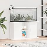 Homgoday Aquariumständer mit Fächer und Ablagen Aquarienschrank Aquarium Unterschrank Aquarium...