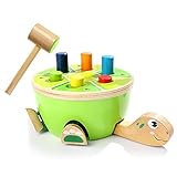 TOP BRIGHT Hammerspiel für Kinder ab 1 Jahre, Langlebiges Holzspielzeug mit Holzhammer, Holz...