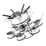 Generisch Rotierender Käsefondue | Set von 21 rotierenden Käse Fondue Pot, Fondue Pot mit 6...