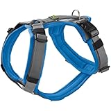 HUNTER Hundegeschirr Maldon UP, Farbe: blau/grau, weich gepolstert & komfortabel, stark...