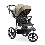 Hauck Runner 3 Olive - Robuster All Terrain Buggy XL Lufträder Joggen & Laufen Kinderwagen mit...