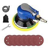 Uten 15,2 cm Luft-Exzenterschleifer, Dual-Aktion, pneumatischer Handflächenschleifer mit...