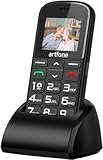 artfone 182 Seniorenhandy mit großen Tasten | Seniorenhandy ohne Vertrag | GSM Dual-SIM-Handy für...