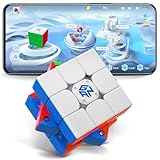 GAN 356 i3 Stickerloser Speed Cube, 3x3 Smart Cube Magnetischer Würfel Intelligentes Tracking,...