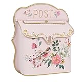 Big Fortune Briefkasten zur Wandmontage, für Haus und Außenbereich, Vintage, Metall, Tür,...