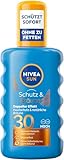 NIVEA SUN Schutz & Bräune Sonnenspray LSF 30, Sonnencreme mit Pro-Melanin-Extrakt für eine...
