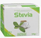 Stevia Süßstoff, 54 Portionsbeutel, Zuckerersatz mit Steviolglykoside, 0 Kalorien, 1g = 12g Zucker...