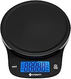 Etekcity Küchenwaage, digital 0,1g genau, 5kg Waage, Großes LCD-Display, Präzisionswaage mit...