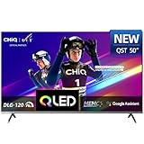CHIQ U50QST 50 Zoll (127 cm) 4K UHD QLED Smart Google TV mit HDR10, ALLM & VRR, MEMC,...