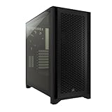 Corsair 4000D Airflow Tempered Glass Mid-Tower ATX-Gehäuse (High Airflow Front Panel, Tempered...