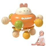 Sensorisches Beißspielzeug für Babys, Kauspielzeug, Ball, Rassel, Beißring, Spielzeug für die...
