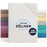 Julius Zöllner Jersey Spannbettlaken für Baby- & Kinderbett, 100% Jersey-Baumwolle, OEKO-TEX...