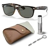 Ray-Ban RB2132 SMALL New Wayfarer quadratische Sonnenbrille, BRILLEN-SET | Exklusiv-Etui und...
