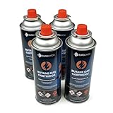 EUROCATCH Gaskartusche Butan-Gas - Gasflaschen - Butan-Gasflaschen - Nachfüllpackung - 227g