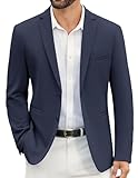 COOFANDY Sakko Herren Freizait Leichte Blazer Elegant Sportliche Hochzeit Business Anzug Jacke Navy...