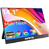 HGFRTEE Touchscreen Monitor 14 Zoll,1920x1200...