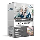 Schimmeltest Komplett, Experten-Komplettanalyse im Labor für Schimmelpilze auf Oberflächen und...