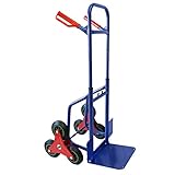 Grafner Treppensteiger Sackkarre klappbar, Belastbarkeit 200kg, sternförmige Räder, solide...
