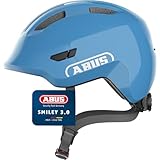 ABUS 67295 Fahrradhelm, Blau (Shiny Blue), M (50-55 cm)