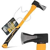 Instalguru Axt Spaltaxt Holzspaltaxt 900 mm 2000 g Gartenaxt Holzspalter Spalter Spalthammer...