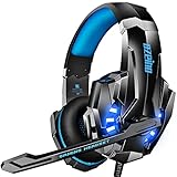 OZEINO Gaming Headset für PS4 PS5 3D Surround Sound Noise Cancelling Kopfhörer Mit Mikrofon Für...