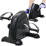 Retoo Mini Heimtrainer, Mini Bike für zuhause mit Pedaltrainer, Beinmaschinen, Beintrainer,...