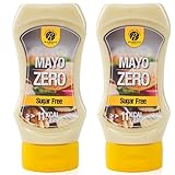 Rabeko Zero Sauce - Mayo, 2 x 350ml ohne Zucker & wenig Fett - gesunde Low Carb Produkte...