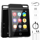 BOOTEEK MP3 Player Eingebaut 64 GB mit 2,4' Voller Touchscreen Tragbarer Musik Player mit Bluetooth...