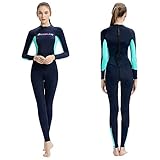 Dive Skins Ganzkörper-Badeanzug, Neoprenanzug, Tauchanzug, Rashguard, Tauchanzug für Damen,...