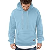 Generisch Pullover Decke Herren Herren-Paar-Pullover mit Kapuze, lässig, sportlich, mit Tasche...