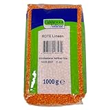 Cuisine Noblesse - Premium Rote Linsen 1 kg Packung in Gastro-Qualität - 100% Naturrein...