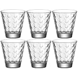 Leonardo Optic Trink-Gläser 6er Set, spülmaschinengeeignete Saft oder Wasser Gläser, Trink-Becher...