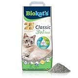 Biokat's Classic fresh 3in1 mit Frühlings-Duft - Klumpende Katzenstreu mit 3 unterschiedlichen...