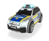 Dickie Toys - Volkswagen VW Tiguan R-Line – 25 cm großes Polizeiauto mit Licht & Sound,...
