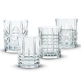 Nachtmann 4-teiliges Gläser Set, 345 ml, Highland, 95906, Trinkgläser aus Kristallglas, Tumbler...
