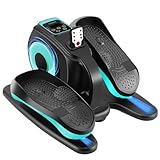 Rollingsurfer Mini Elektrischer Ellipsentrainer, Fußtrainer Elektrisch mit Anzeige und...