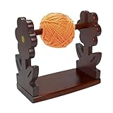 Generico Garnrollenhalter | Holzständer zum Stricken und Häkeln | Garn-Organizer mit Spule für...