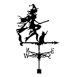 WCEECE Wetterhahn, wetterfahne für Garten Dach Metall Weathervane mit Dachhalterdachgarten...