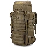 Mardingtop 70L Militär Rucksack Trekkingrucksack mit Regenschutz Wanderrucksack im Freien Große...