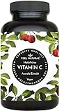 Acerola Kapseln - Natürliches Vitamin C hochdosiert - 180 vegane Kapseln im 6 Monatsvorrat - Ohne...